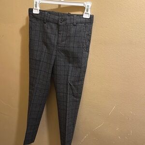 H&M Gray Checkered Pants